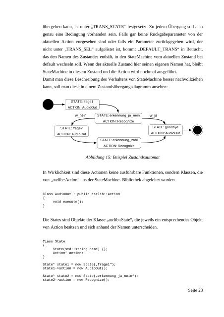 Entwicklung einer Automatenbedienung mit einer leistungsfähigen ...