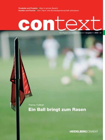 Ein Ball bringt zum Rasen - HeidelbergCement