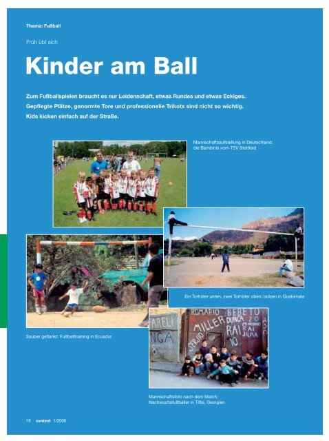 Ein Ball bringt zum Rasen - HeidelbergCement