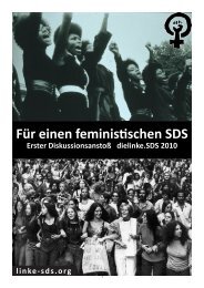 Für einen feministischen SDS / Diskussionanstoß ... - Die Linke.SDS