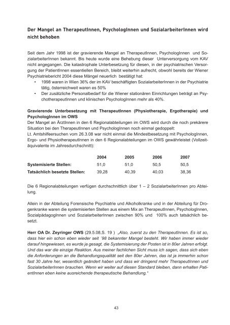 Minderheitsbericht U-Kommission - Der Wiener Psychiatrieskandal