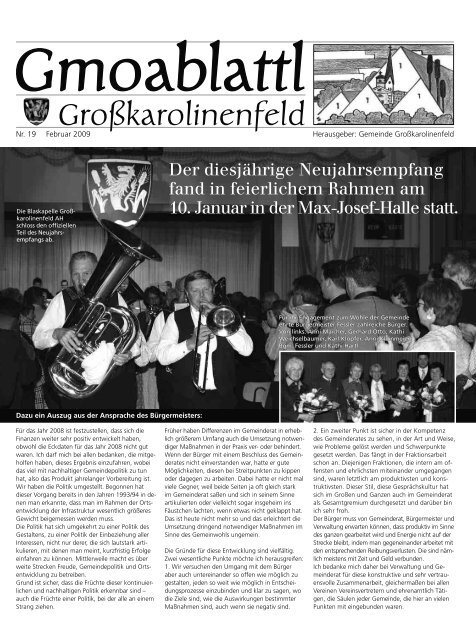 Gmoablattl Großkarolinenfeld - merkMal Verlag