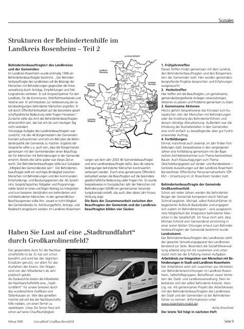 Gmoablattl Großkarolinenfeld - merkMal Verlag