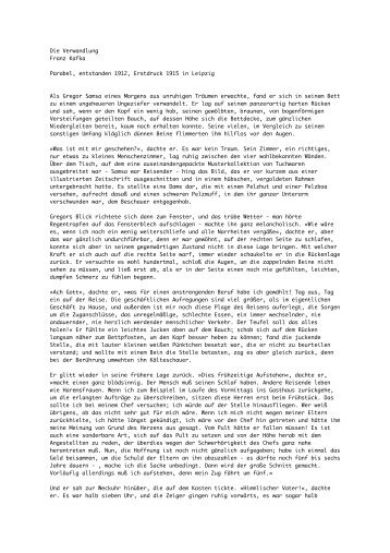 HKB Text «Die Verwandlung - Atelier Bundi