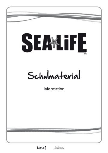 Schulmaterial - Sea Life