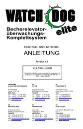 ANLEITUNG - 4B Braime Elevator Components