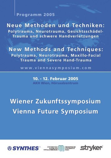 Wiener Zukunftssymposium Vienna Future Symposium Wiener ...