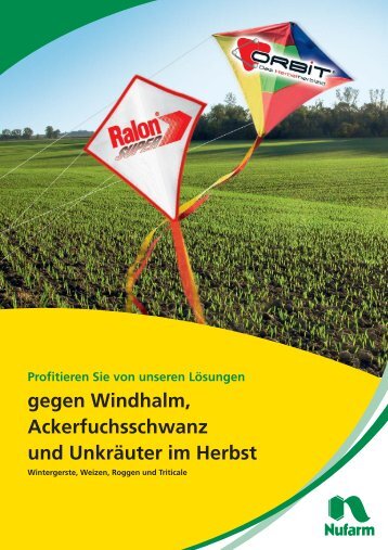 Unsere Lösungen für Ihre Probleme! (PDF 1.05 Mb) - Nufarm