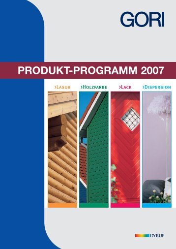 PRODUKT-PROGRAMM 2007