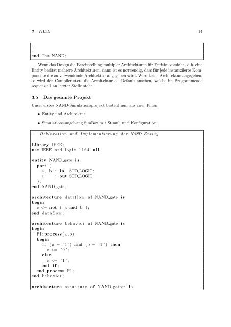 VHDL-Grundlagen - Eingebettete Systeme - Goethe-Universität