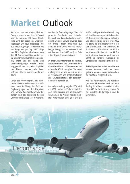 Sonderausgabe Airbus A380 - FACC