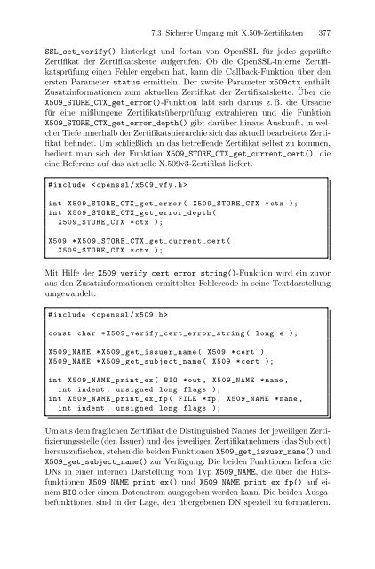 Zahn - Unix-Netzwerkprogramminerung mit Threads, Sockets und SSL