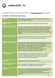 Übersicht aller kostenlosen Mathematik-Übungen in ... - unterricht.de