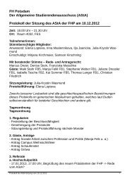 Protokoll vom 10.12.2012 - AStA Fachhochschule Potsdam