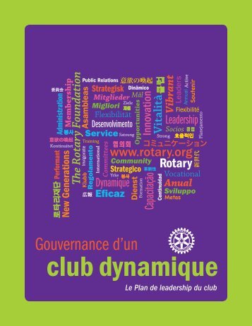 Gouvernance d'un club dynamique - Rotary International