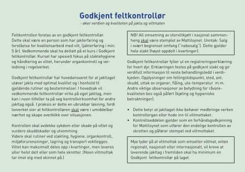 Godkjent feltkontrollør - Nord-Trøndelag fylkeskommune