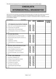 SBA exempel checklista internkontroll