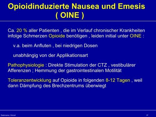 „ Übelkeit und Erbrechen in der palliativmedizinischen Situation bei ...