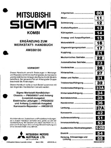 SlGiMl=l - Mitsubishi Sigma | Limousine und Kombi