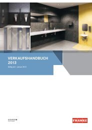 VERKAUFSHANDBUCH 2013 - Franke