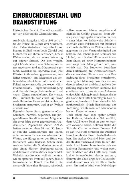 Jahresbericht 2011/2012 (PDF) - Akademischer Alpenclub Zürich