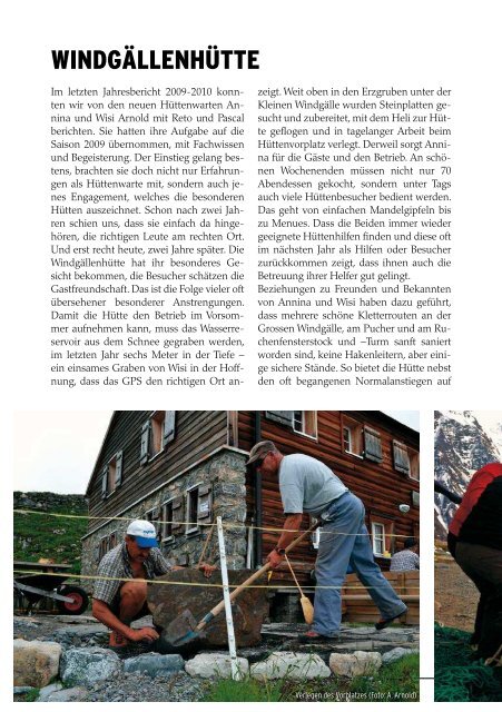 Jahresbericht 2011/2012 (PDF) - Akademischer Alpenclub Zürich