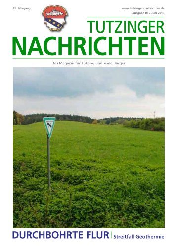 Download Heft 06 / Juni 2013 - Tutzinger Nachrichten