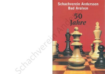 50 Jahre SV Anderssen Arolsen 1953-2003 - Schachverein ...