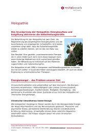 Holopathie - Revital Aspach