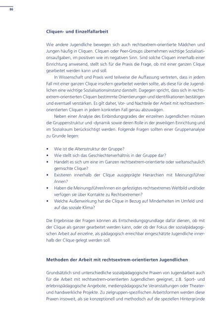 intervention bei jugendlichen - Mbr