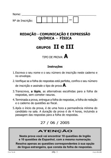 Grupos II e III - Apoio Escola