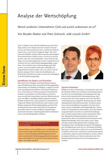 Jahrbuch Restrukturierung 2012: Analyse der Wertschöpfung