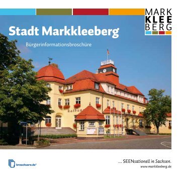 Bürgerinformationsbroschüre - Stadt Markkleeberg