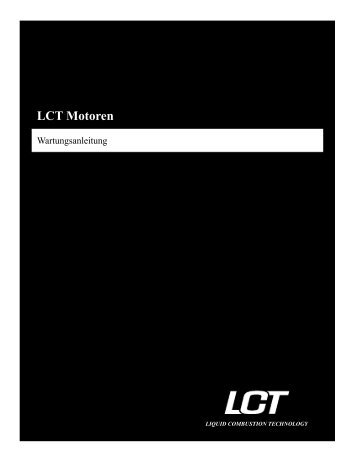LCT Motoren - LCT USA: Liquid Combustion Technology