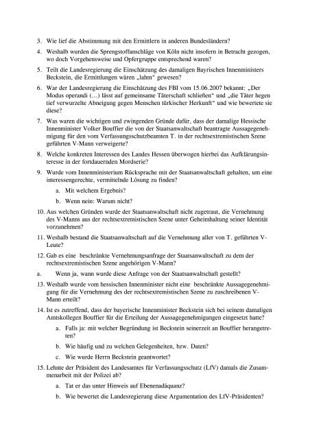 Ermittlungen und Aufklärung im Mordfall Halit Y. - Bündnis 90/Die ...