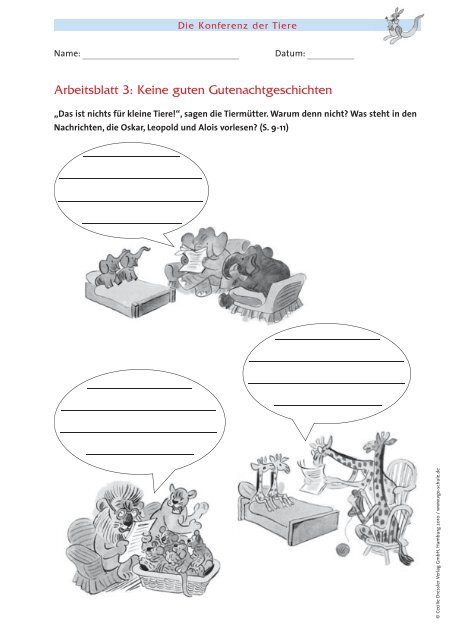 Die Konferenz der Tiere - Verlagsgruppe Oetinger .::. Schule und ...