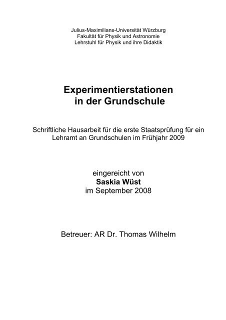 Download als pdf, 1,5 MB - Prof. Dr. Thomas Wilhelm