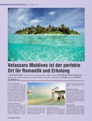 Velassaru Maldives ist der perfekte Ort für Romantik und Erholung