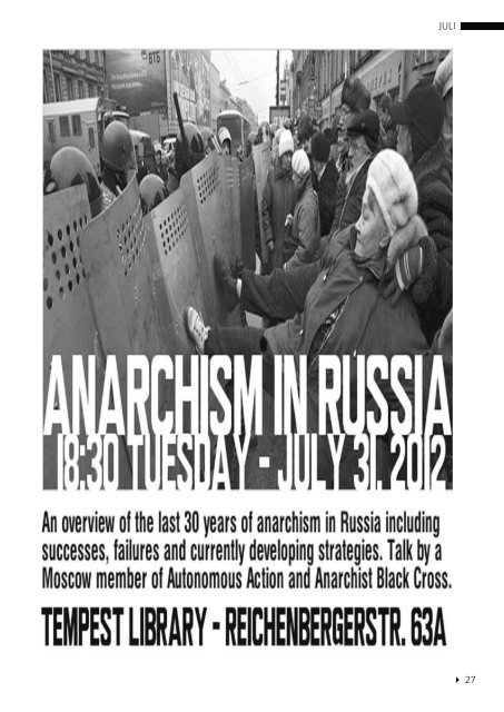 Berliner anarchistisches Jahrbuch - North-East Antifascists [NEA]