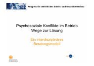 Psychosoziale Konflikte im Betrieb Wege zur Lösung - Lak-nds.net