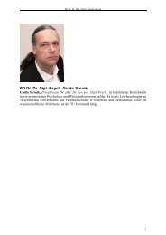 PD Dr. Dr. Dipl.-Psych. Guido Strunk - Complexity-Research