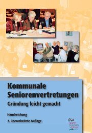 Gründung von Seniorenvertretungen - Landesseniorenvertretung ...