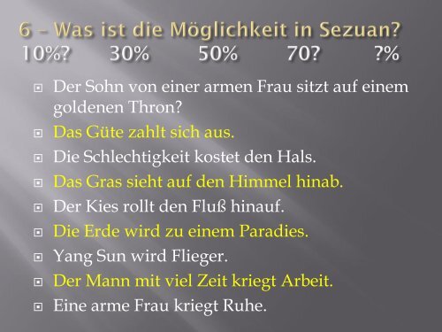 Powerpoint for Gute Mensch von Sezuan - Quia