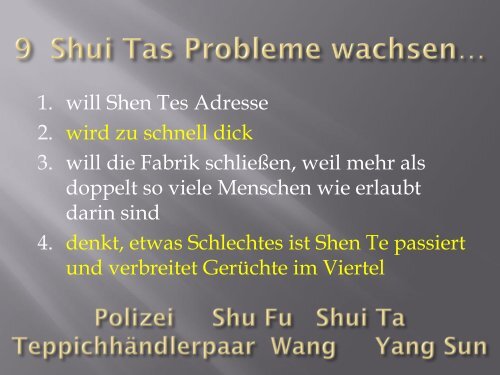 Powerpoint for Gute Mensch von Sezuan - Quia