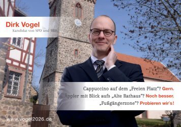 Flyer – Fußgängerzone am Freien Platz - Dirk Vogel