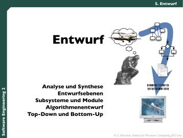 Datenorientierter Entwurf - Institut für Pervasive Computing - JKU