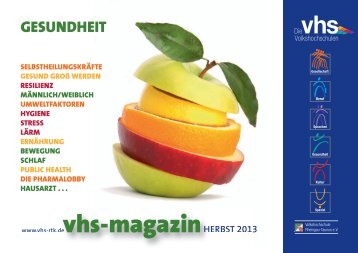 vhs-magazin - vhs Rheingau-Taunus eV