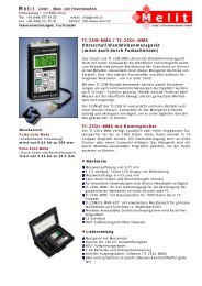 TI-25M-MMX / TI-25DL-MMX Ultraschall Wanddickenmessgerät ...