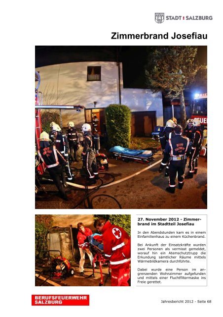 Jahresbericht 2012 - eBook - Berufsfeuerwehr Salzburg