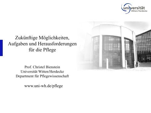 Präsentation als [pdf]Datei Fachhochschule der Diakonie gGmbH